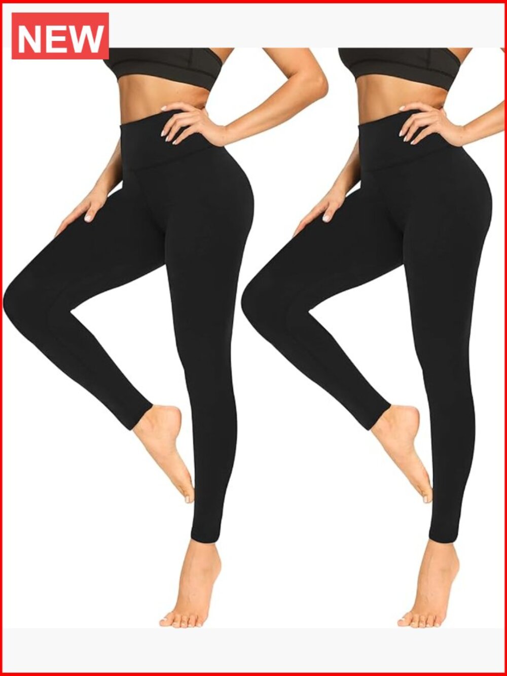 Buttery Soft High Waisted Tummy Control No See Through Workout Yoga Leggings